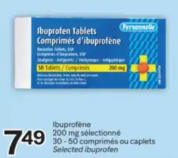 Brunet Personnelle Ibuprofène Ibuprofène 200mg sélectionné 30 - 50 comprimés ou caplets offer