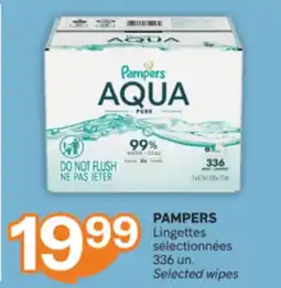 Brunet PAMPERS Lingettes sélectionnées offer