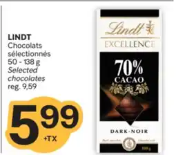 Brunet LINDT Chocolats sélectionnés offer