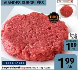 Pasquier Burger de boeuf offer