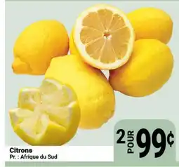 Pasquier Citrons offer