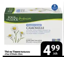 Pasquier Thé ou Tisane Herboriste Four O'Clock 20un offer