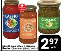 Pasquier Sauce pour pâtes, à pizza ou Pesto Classico offer