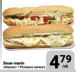Pasquier Sous-marin Maison * Plusieurs saveurs offer
