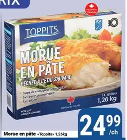 Pasquier Morue en pâte Toppits offer