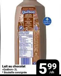 Pasquier Lait au chocolat Québon offer