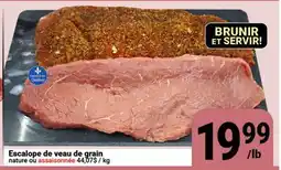 Pasquier Escalope de veau de grain offer