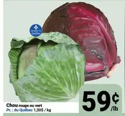 Pasquier Chou rouge ou vert offer
