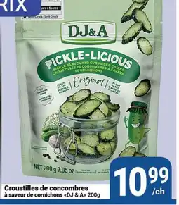 Pasquier Croustilles de concombres à saveur de cornichons DJ & A offer