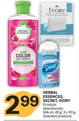Brunet HERBAL ESSENCES, SECRET, IVORY Produits sélectionnés offer