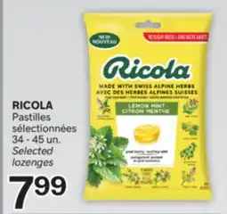 Brunet RICOLA Pastilles sélectionnées offer