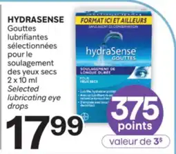 Brunet HYDRASENSE Gouttes lubrifiantes sélectionnées pour le soulagement des yeux secs offer