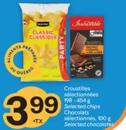 Brunet Croustilles sélectionnées 198 - 454 g Chocolats sélectionnés, 100 g offer