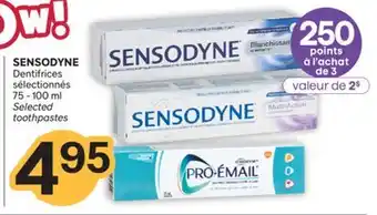 Brunet SENSODYNE Dentifrices sélectionnés offer