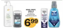 Brunet DOVE, CREST, ORAL-B Produits sélectionnés offer