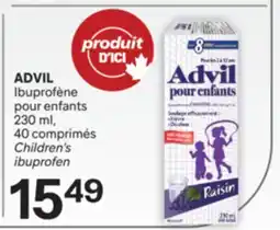 Brunet ADVIL Ibuprofène pour enfants offer