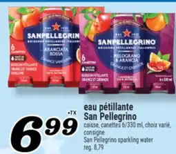 Marché Richelieu EAU PÉTILLANTE SAN PELLEGRINO | SAN PELLEGRINO SPARKLING WATER offer