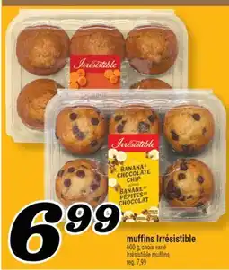 Marché Richelieu muffins Irrésistible | Irrésistible muffins offer