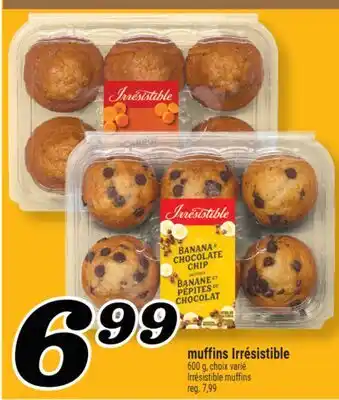 Marché Richelieu muffins Irrésistible | Irrésistible muffins offer