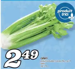 Marché Richelieu CÉLERI | CELERY offer