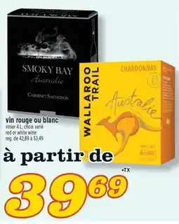 Marché Richelieu vin rouge ou blanc | red or white wine offer