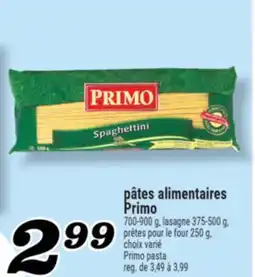 Marché Richelieu pâtes alimentaires Primo | Primo pasta offer