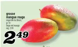 Marché Richelieu GROSSE MANGUE ROUGE | LARGE RED MANGO offer