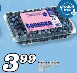 Marché Richelieu bleuets sauvages | wild blueberries offer