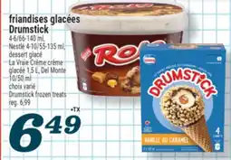 Marché Richelieu FRIANDISES GLACÉES DRUMSTICK | DRUMSTICK FROZEN TREATS offer