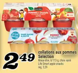 Marché Richelieu COLLATIONS AUX POMMES SELECTION | LIFE SMART APPLE SNACKS offer
