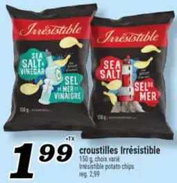 Marché Richelieu CROUSTILLES IRRÉSISTIBLE | IRRÉSISTIBLE POTATO CHIPS offer
