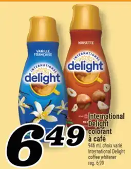 Marché Richelieu International Delight colorant à café | InternationalDelight coffee whitener offer