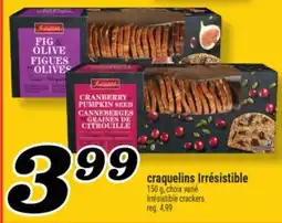 Marché Richelieu craquelins Irrésistible | Irrésistible crackers offer