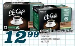 Marché Richelieu CAPSULES DE CAFÉ MCCAFÉ | MCCAFÉ COFFEE CAPSULES offer