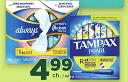 Proxim ALWAYS, TAMPAX offer