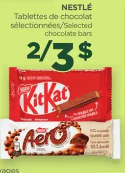 Proxim NESTLÉ Selected chocolate bars offer