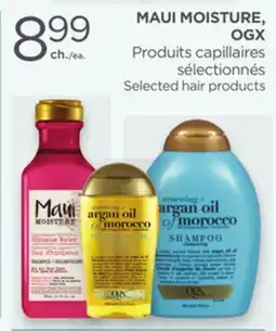 Proxim MAUI MOISTURE, OGX Selected hair products offer