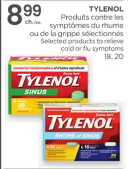 Proxim TYLENOL Selected products to relieve cold or flu symptoms offer