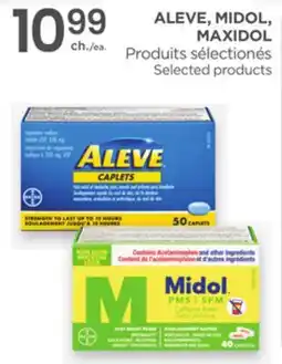 Proxim ALEVE, MIDOL, MAXIDOL offer