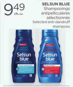 Proxim SELSUN BLUE Selected anti-dandruff shampoos offer