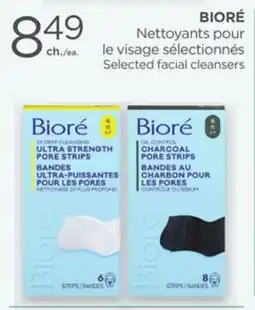 Proxim BIORÉ Selected facial cleansers offer