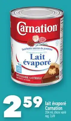 Marche Ami lait évaporé Carnation offer