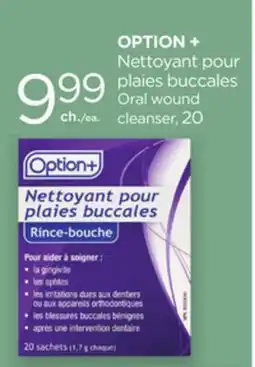 Proxim Option+ Oral wound cleanser offer