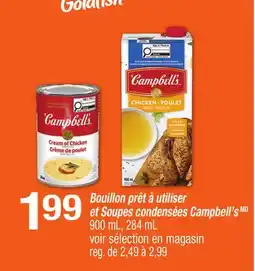 Marche Ami Bouillon prêt à utiliser et Soupes condensées Campbell's offer
