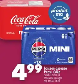 Marche Ami boisson gazeuse Pepsi, Coke offer