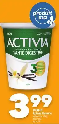 Marche Ami Yogourt Activia Danone offer