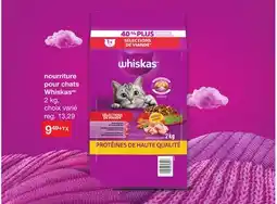 Marche Ami nourriture pour chats Whiskas offer