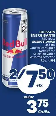 Marché Bonichoix RED BULL ENERGY DRINK offer