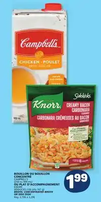 Marché Bonichoix CAMPBELL'S ,KNORR SIDEKICKS BROTH, CONCENTRATED BROTH OR SIDE DISH offer