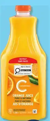 Marché Bonichoix REFRIGERATED ORANGE JUICE COMPLIMENTS offer